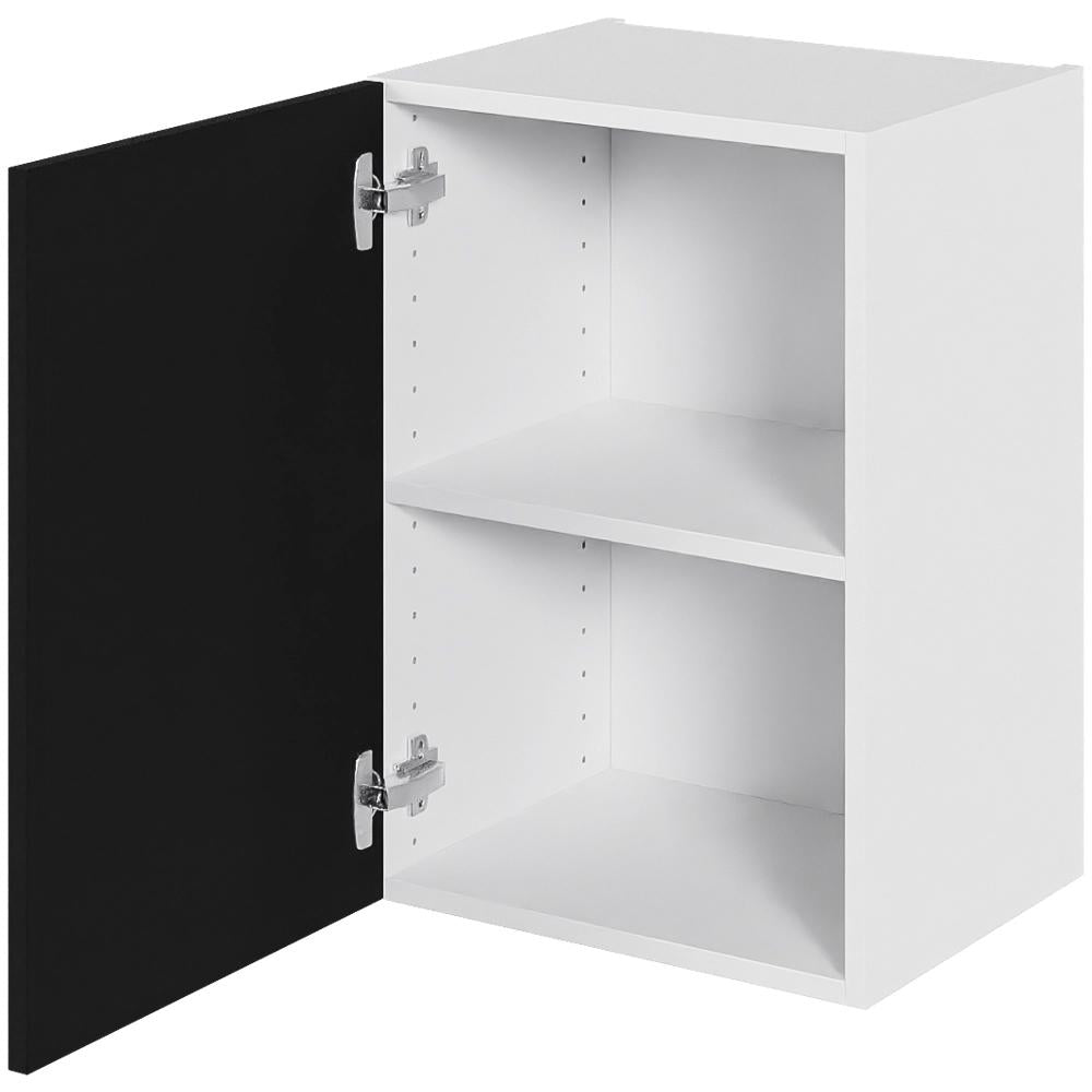 Multi-Living Køkken overskab i Cibo Nero lav H: 57,6 cm D: 34,0 cm - 1 låge inklusiv 1 hylde - Bredde: 40 cm