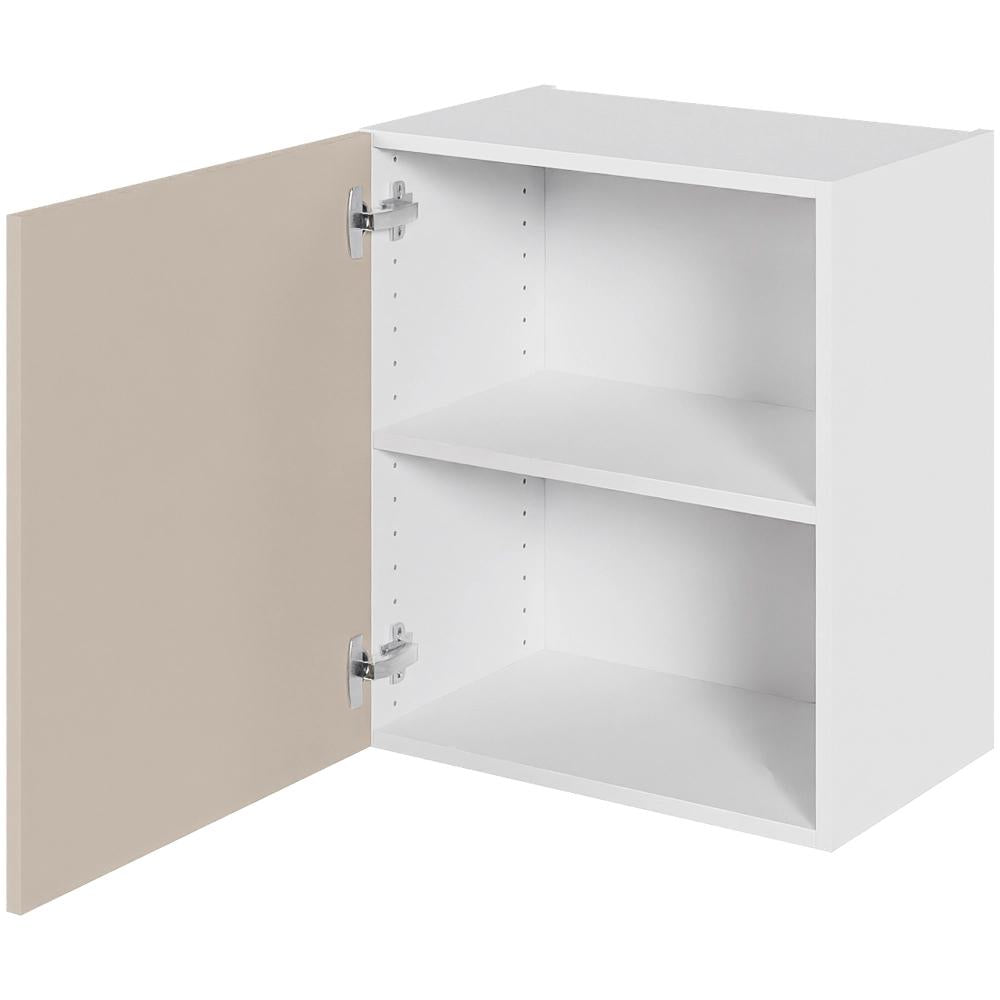 Multi-Living Køkken overskab i Cibo Sabbia 123 lav H: 57,6 cm D: 34,0 cm - 1 låge inklusiv 1 hylde - Bredde: 50 cm