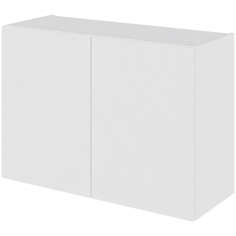 Multi-Living Køkken overskab i Malet Hvid Front lav H: 57,6 cm D: 34,0 cm - 2 låge inklusiv 1 hylde - Bredde: 80 cm