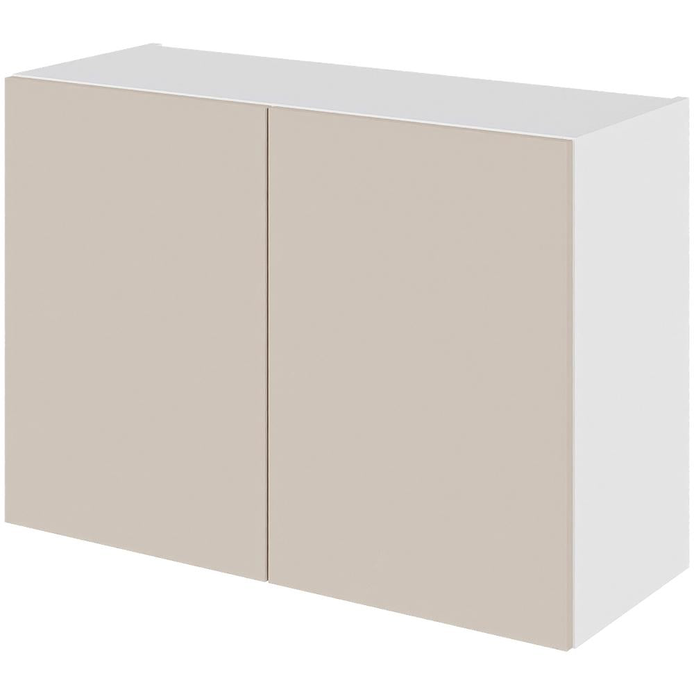 Multi-Living Køkken overskab i Cibo Sabbia 123 lav H: 57,6 cm D: 34,0 cm - 2 låge inklusiv 1 hylde - Bredde: 80 cm