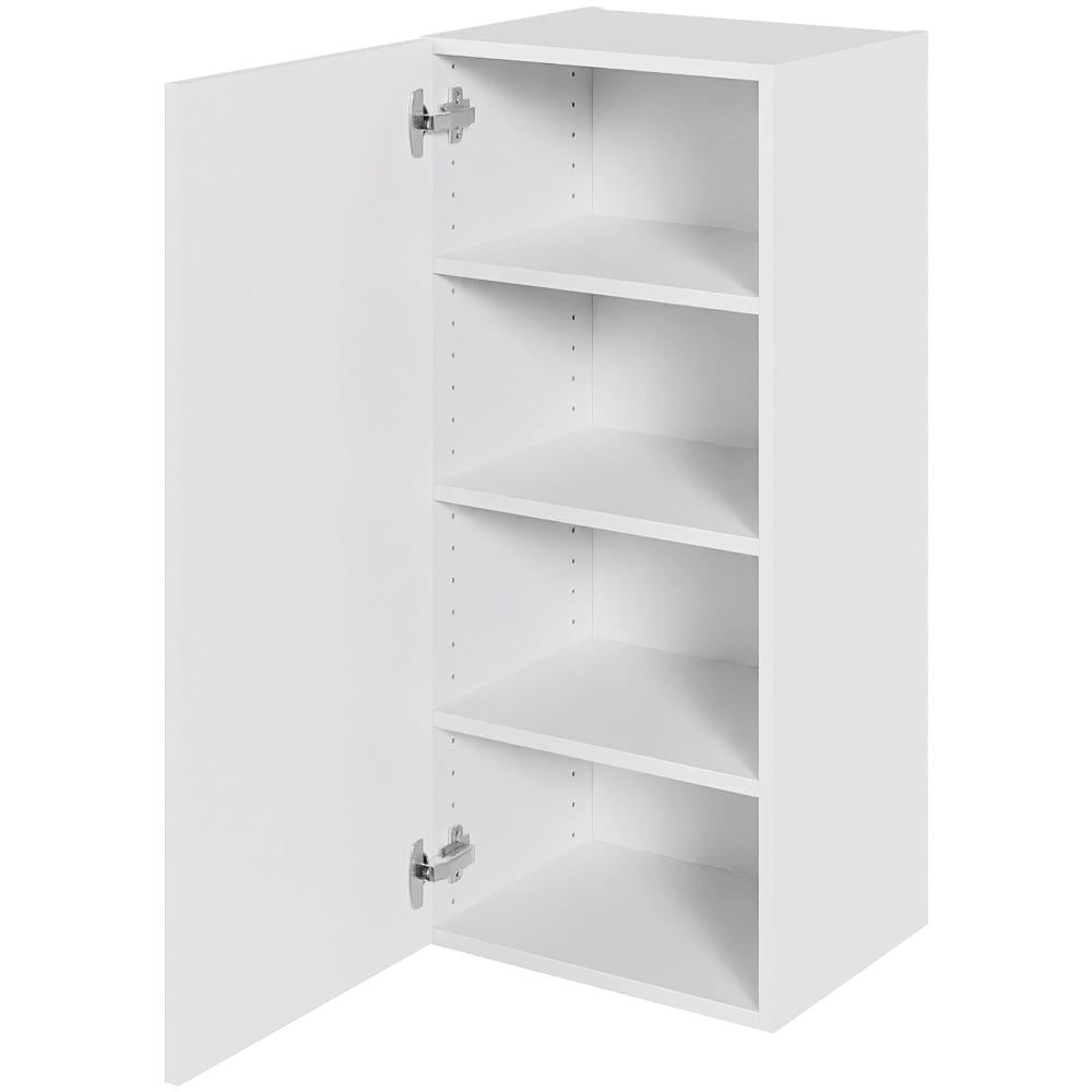 Multi-Living Køkken hyldeskab i Malet Hvid Front H: 89,6 cm D: 34,0 cm - Inklusiv 3 hylder - Bredde: 40 cm