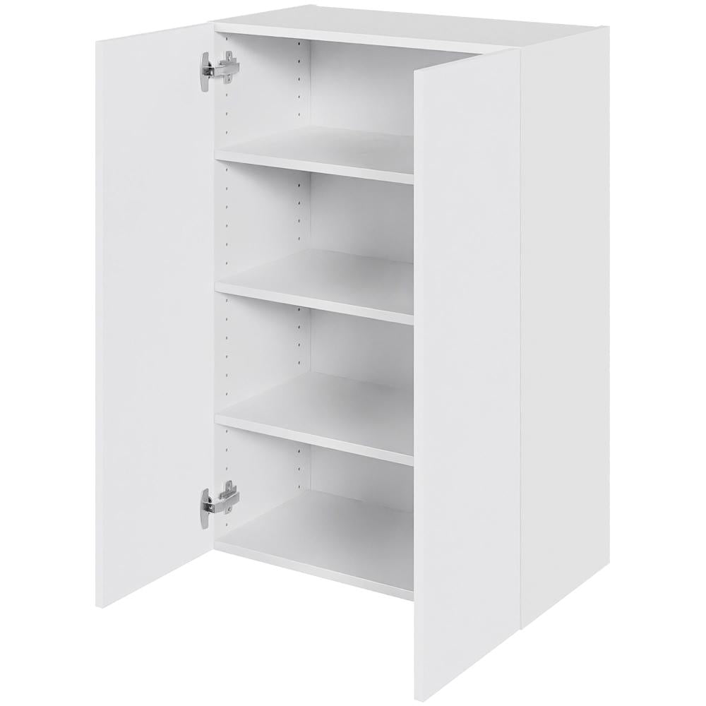 Multi-Living Køkken overskab i Hvid Front H: 89,6 cm D: 34,0 cm - Hyldeskab med 2 låger - Bredde: 60 cm