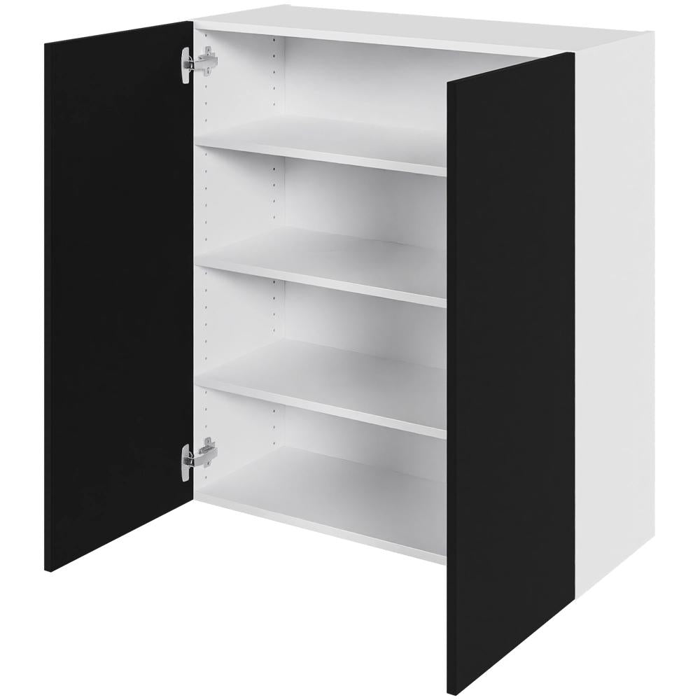 Multi-Living Køkken hyldeskab i Cibo Nero H: 89,6 cm D: 34,0 cm - Inklusiv 3 hylder - Bredde: 80 cm