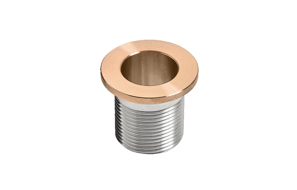 Overløbsstuds / PU-lakering i Kobber look til Marmorline badbordplader