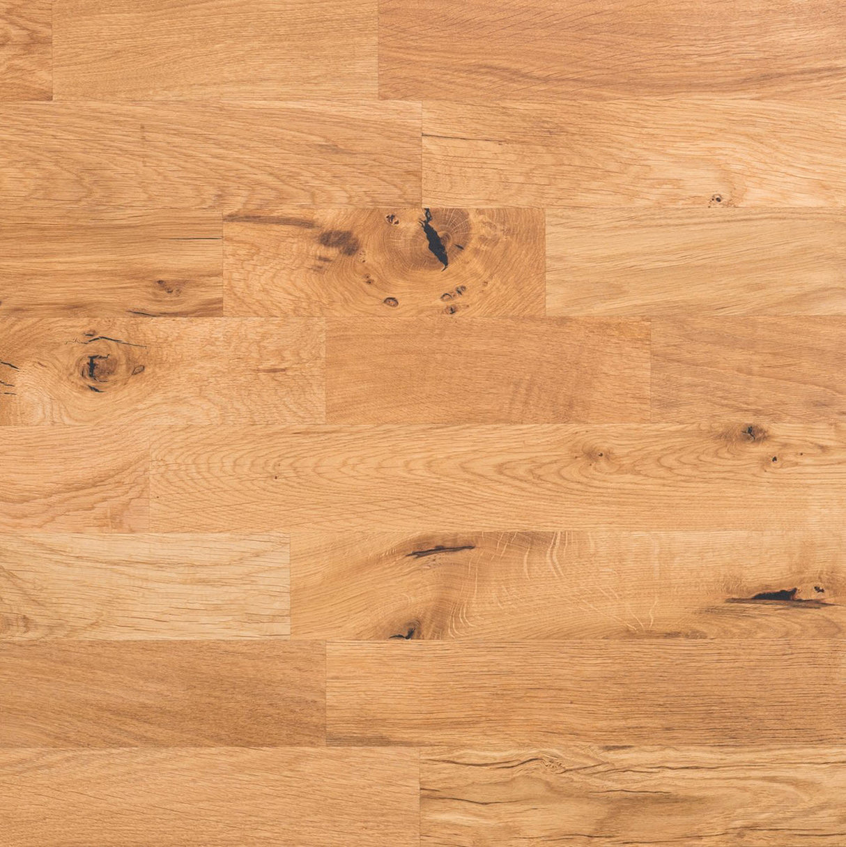 Eg natur rustik oliering bordplade på mål