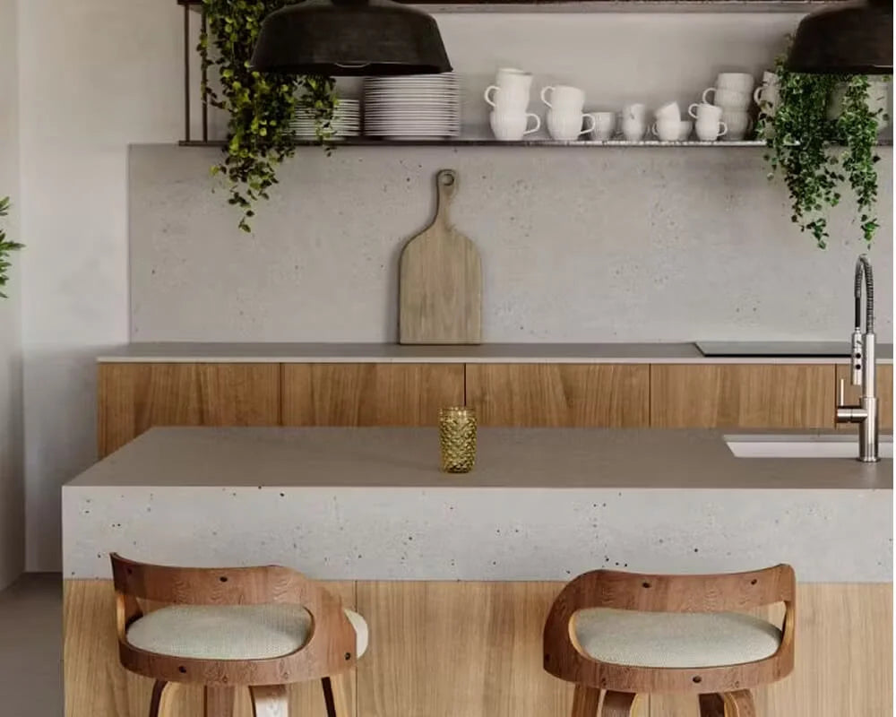 Lime Delight Mat Komposit bordplade på mål