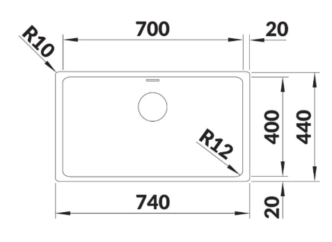 Skanitek ORTOGON 700-IFU messing