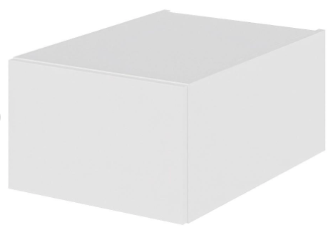 Multi-Living Køkken toplågekassette i Malet Hvid Front H: 25,6 cm D: 60,0 cm - 1 toplåge - Bredde: 40 cm