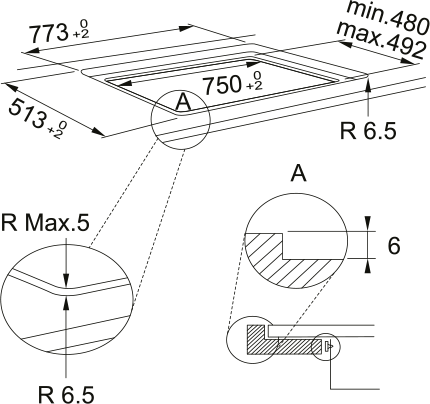 INDUKTIONSKOGEPLADE MARIS FMA 804 I F BK