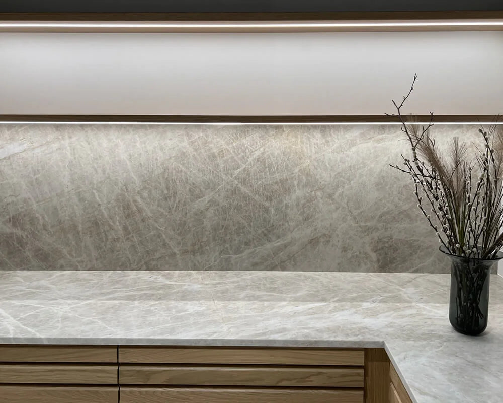 Taj Mahal Poleret Specialsten bordplade på mål