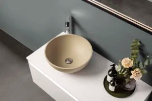 Torino vask i Creme mat