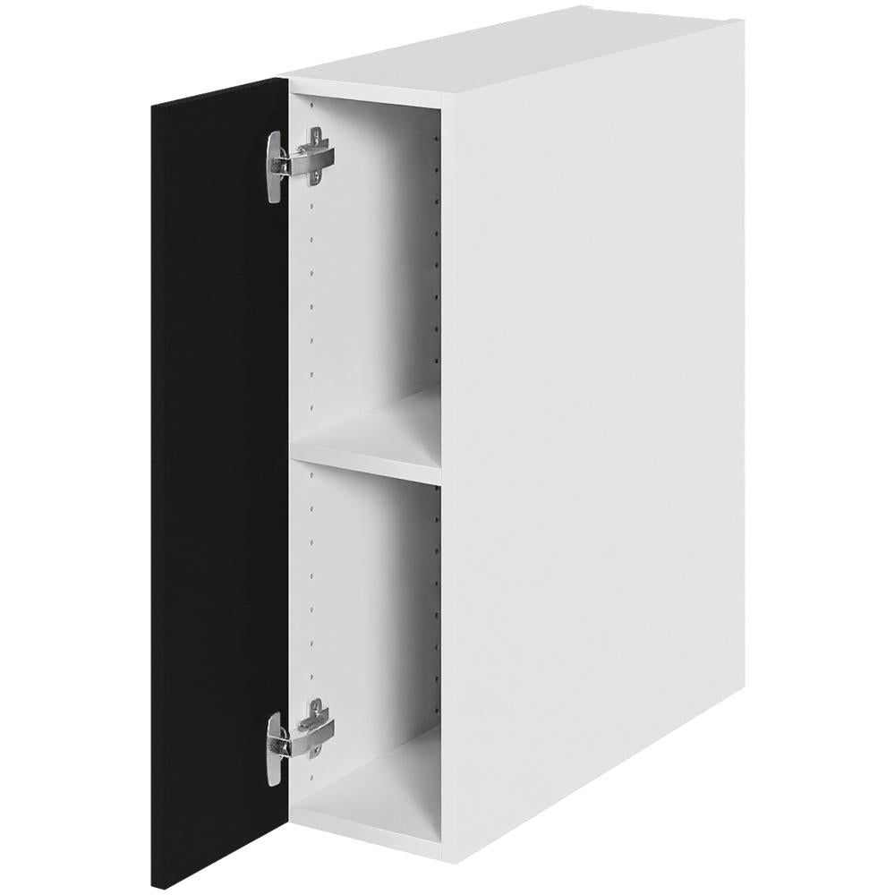 Multi-Living Køkken hyldeskab i Cibo Nero H: 70,4 cm D: 60,0 cm - 1 låge inklusiv 1 hylde - Bredde: 20 cm