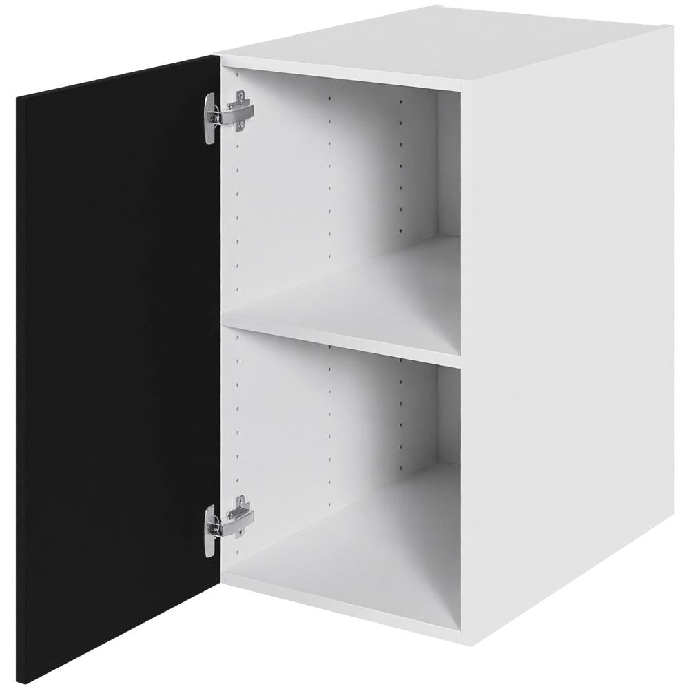 Multi-Living Køkken hyldeskab i Cibo Nero H: 70,4 cm D: 60,0 cm - 1 låge inklusiv 1 hylde - Bredde: 40 cm