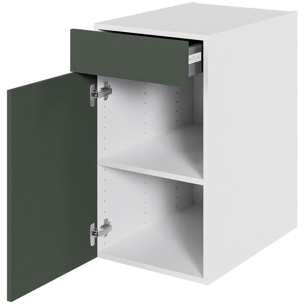 Multi-Living Køkken hyldeskab i Cibo Verde 120 H: 70,4 cm D: 60,0 cm B:40 cm - med skuffe og hylde