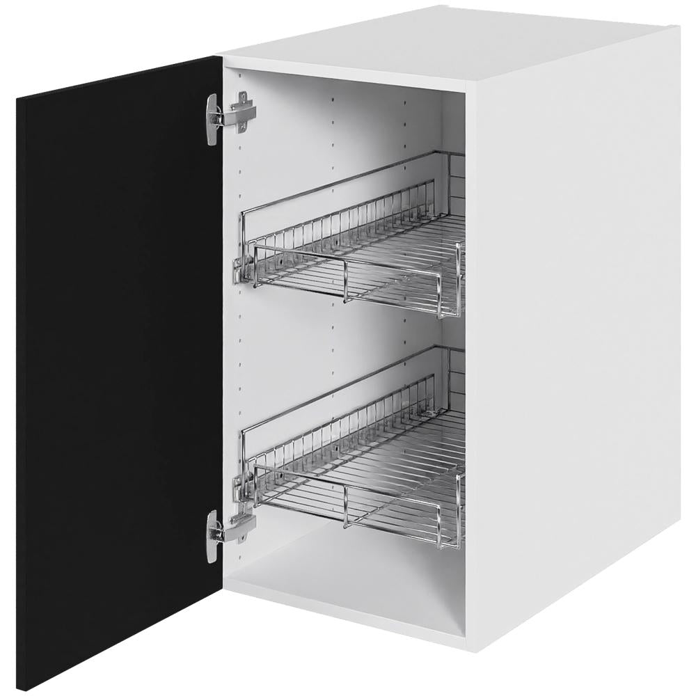 Multi-Living Køkken grydeskab i Cibo Nero underskab H: 70,4 cm D: 60,0 cm - Inklusiv 2 udtræksriste - Bredde: 40 cm