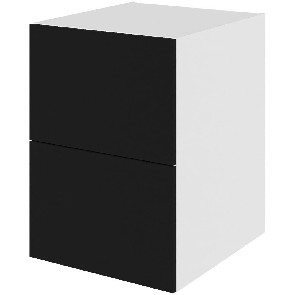 Multi-Living Køkken skuffeskab i Cibo Nero H: 70,4 cm D: 60,0 cm - 2 skuffer fuldudtræk/softluk - Bredde: 50 cm