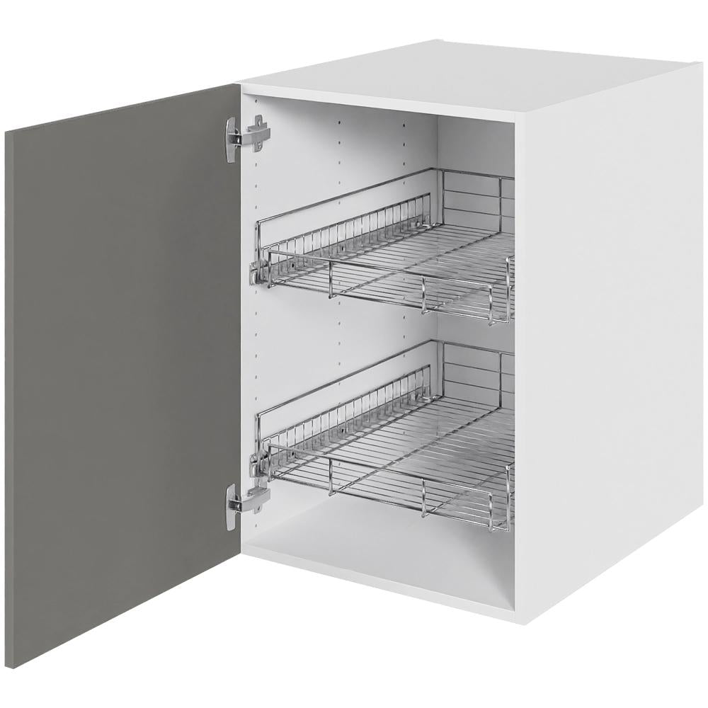 Multi-Living Køkken grydeskab i Cibo Grigio underskab H: 70,4 cm D: 60,0 cm - Inklusiv 2 udtræksriste - Bredde: 50 cm