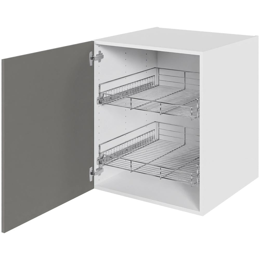 Multi-Living Køkken grydeskab i Cibo Grigio underskab H: 70,4 cm D: 60,0 cm - Inklusiv 2 udtræksriste - Bredde: 60 cm