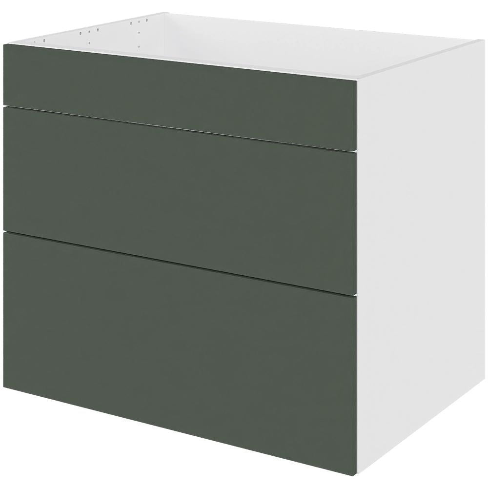 Multi-Living Køkken HQ vaskeskab/kolonialskab i Cibo Verde 120 H: 70,4 cm D: 60,0 cm B: 80 cm - med metalforsarg, fuldudtræk og softluk