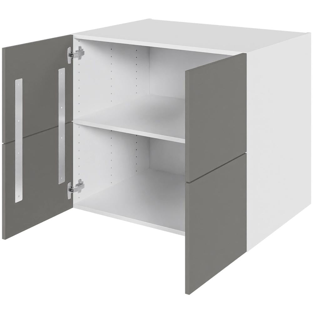 Multi-Living Køkken hyldeskab i Cibo Grigio H: 70,4 cm D: 60,0 cm - Inkluderet løs hylde & skuffe look - Bredde: 80 cm