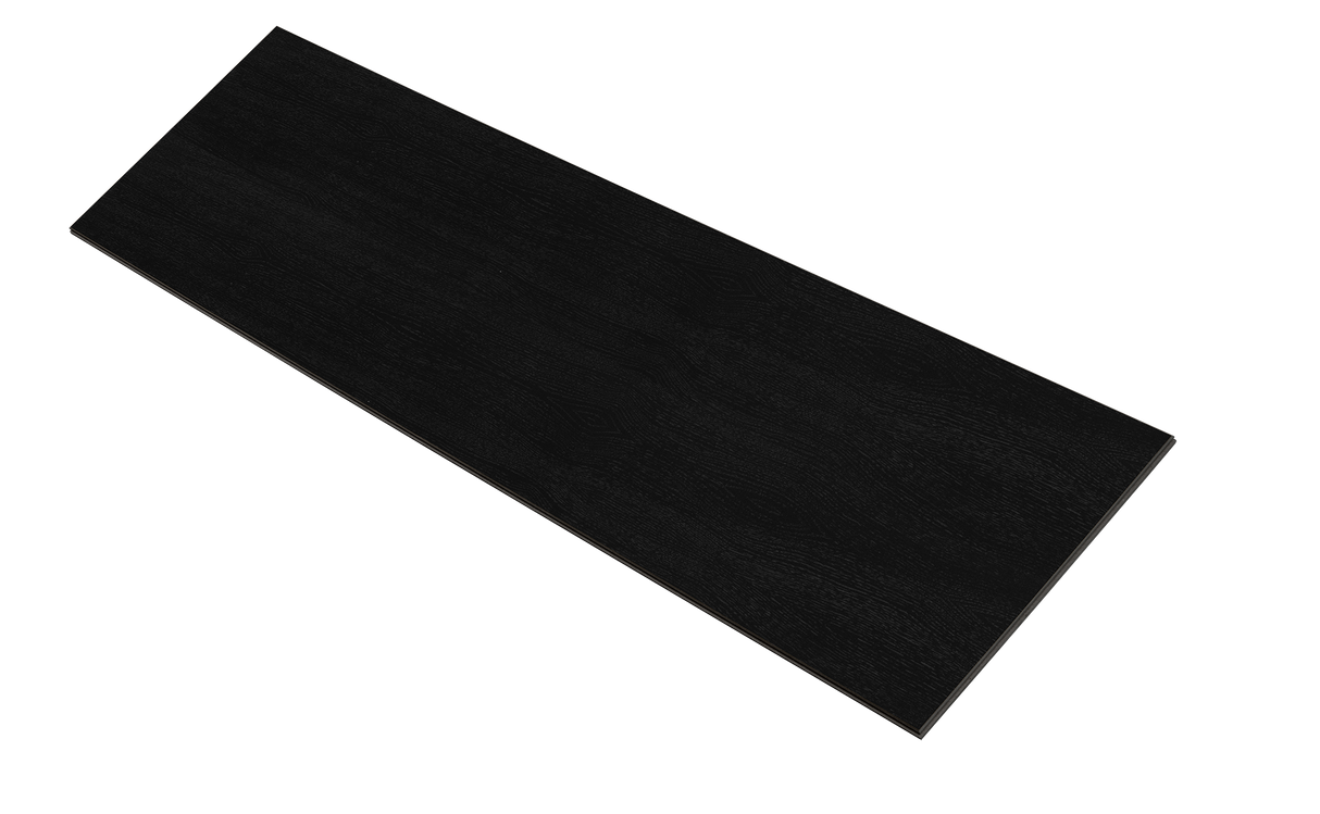 Uni paneler i sort malet og sort kerne - vælg mellem forskellige størrelser for at sammensætte din væg