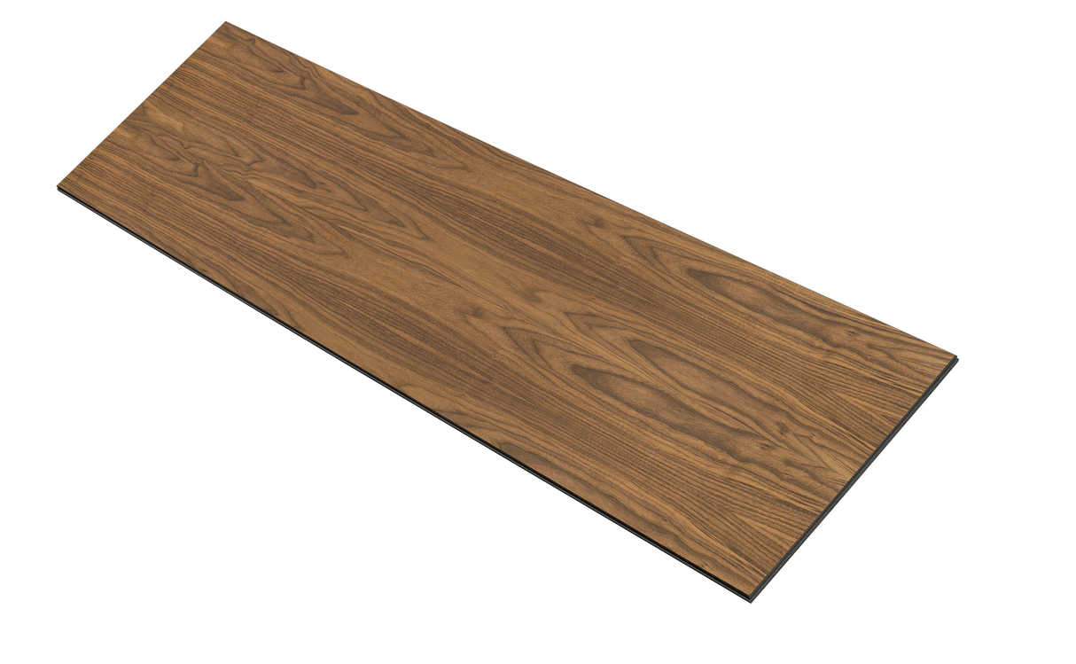 Uni paneler i klar olie med valnødfiner og sort kerne - vælg mellem forskellige størrelser for at sammensætte din væg