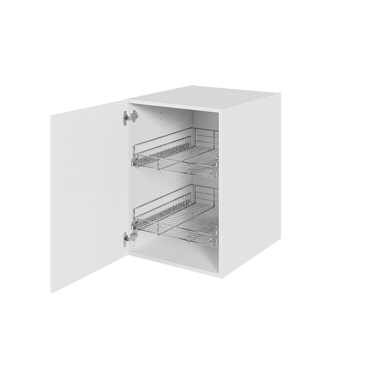 Multi-Living Køkken grydeskab i Hvid Front underskab H: 70,4 cm D: 60,0 cm - Inklusiv 2 udtræksriste - Bredde: 50 cm