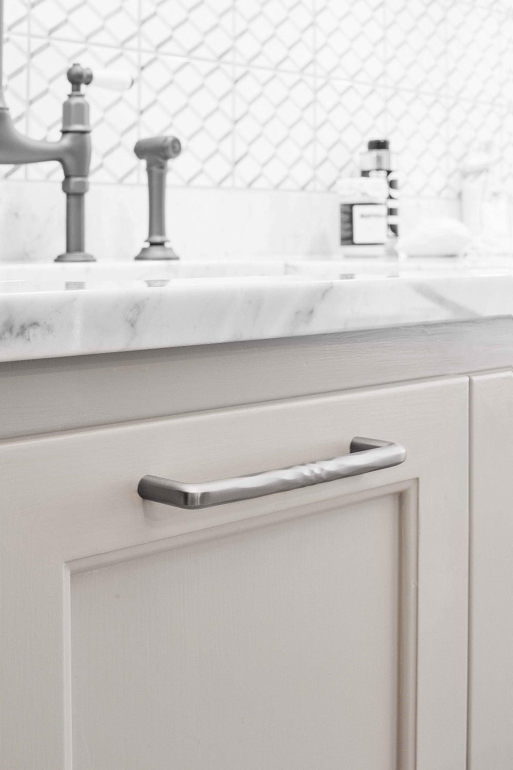 Furnipart Shuffle greb Inox look 160