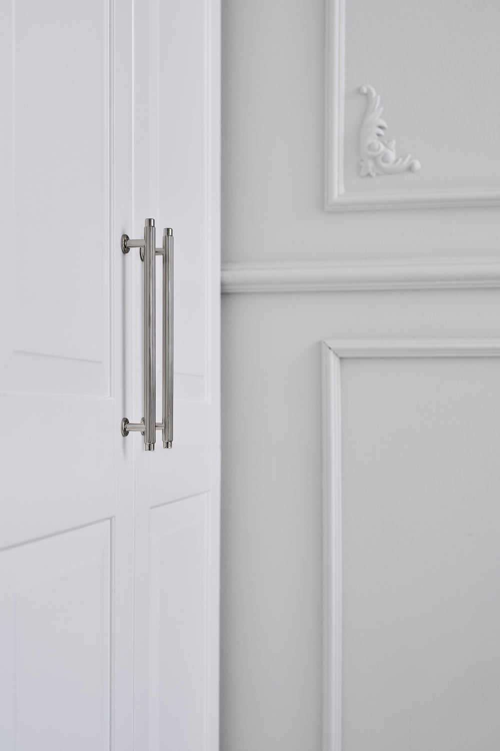 Furnipart Villa greb Blank nikkel 192mm