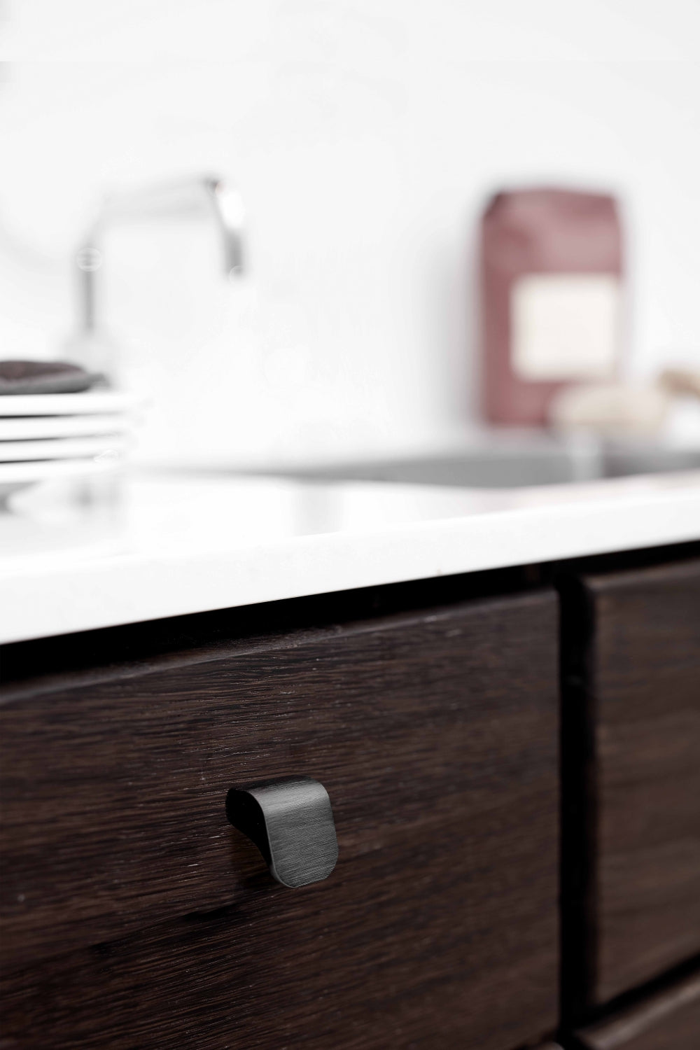 Fall knob greb, lille - vælg mellem forskellige farver