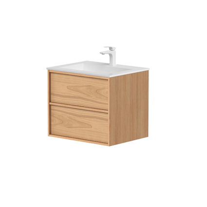 Skara 60, 80 eller 100 cm bredt underskab i lys egefiner med massiv greb