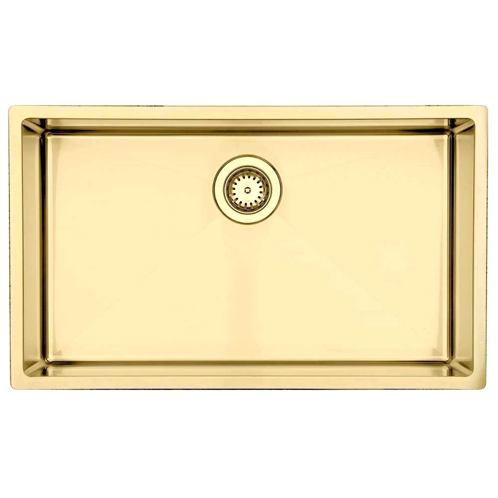 LAVABO Kubus 700 soft colour - Stål med PVD-coating Messing