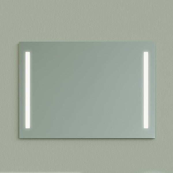 Como spejl med integreret LED-belysning, 1000x650mm