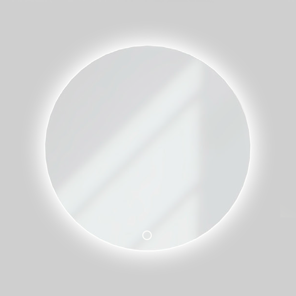 Rio spejl med baggrundsbelysning Ø80