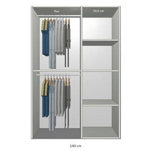 Mogensen inventar fra 120 cm til 140 cm Model A