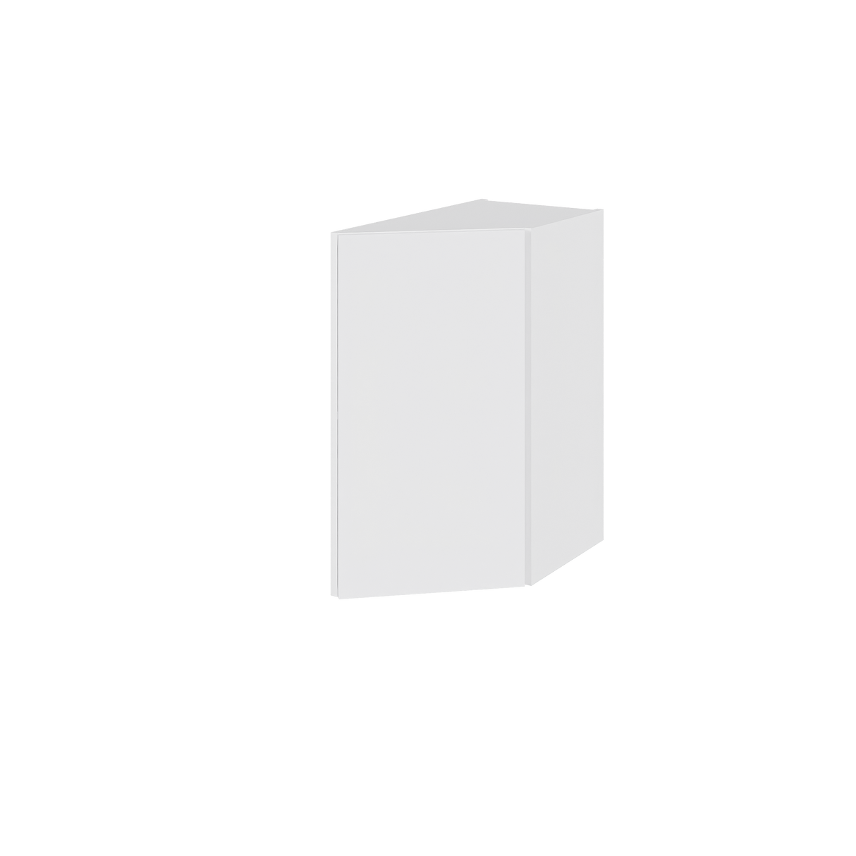 Multi-Living Køkken skråskab i Hvid Front 45 grader H: 70,4 cm D: 60,0 cm - En hylde - Bredde: 30 cm