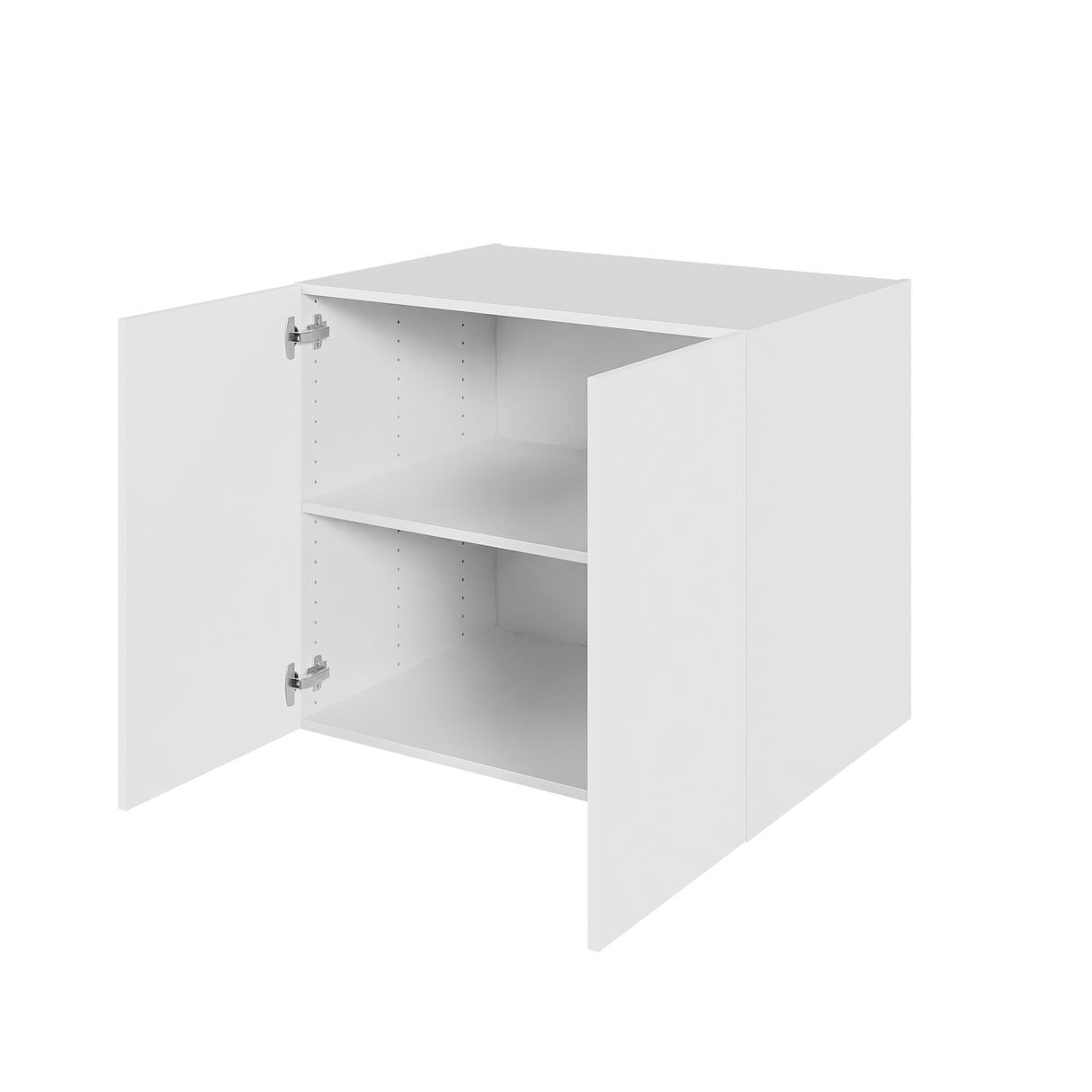 Multi-Living Køkken hyldeskab i Hvid Front H: 70,4 cm D: 60,0 cm - 2 låger inklusiv 1 hylde - Bredde: 80 cm