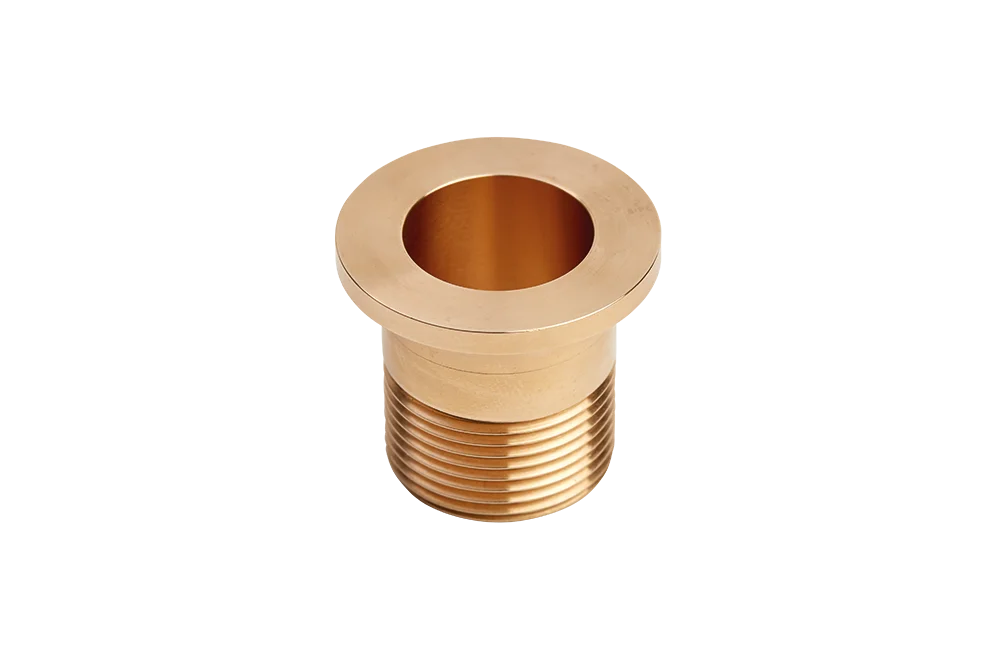 Overløbsstuds i messing - passer til Marmorline badbordplader