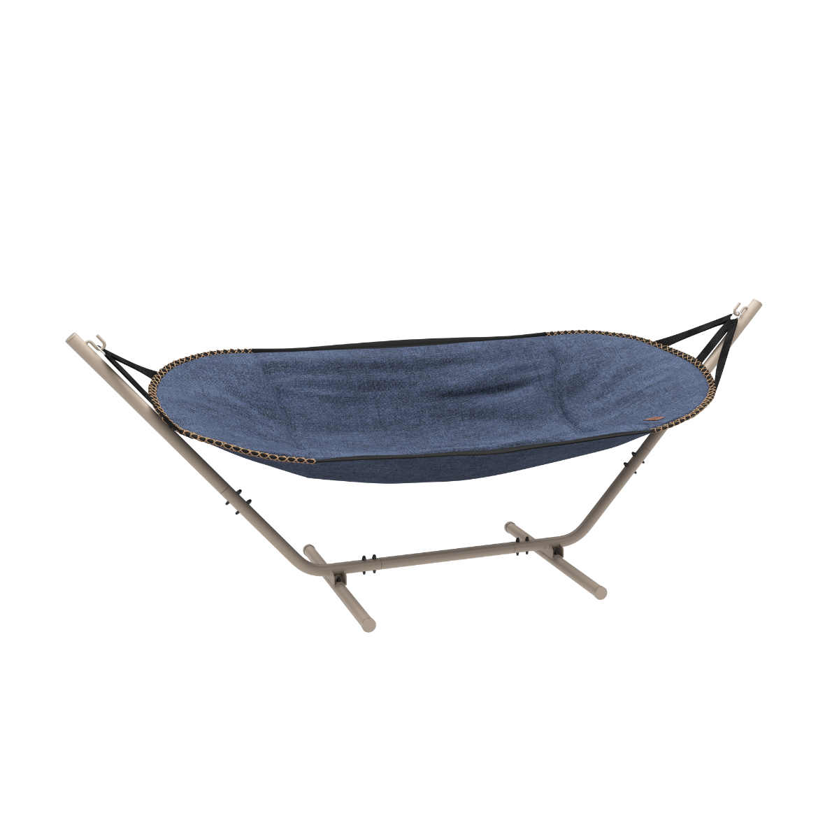 Cobana Hammock Indigo - Taupe Frame