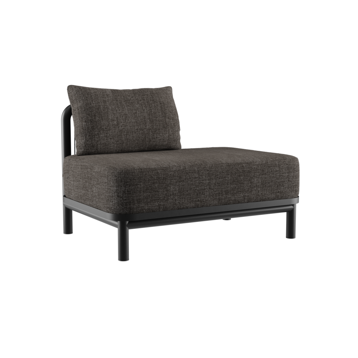 Kirra Lounge Sofa - Open end right Noir