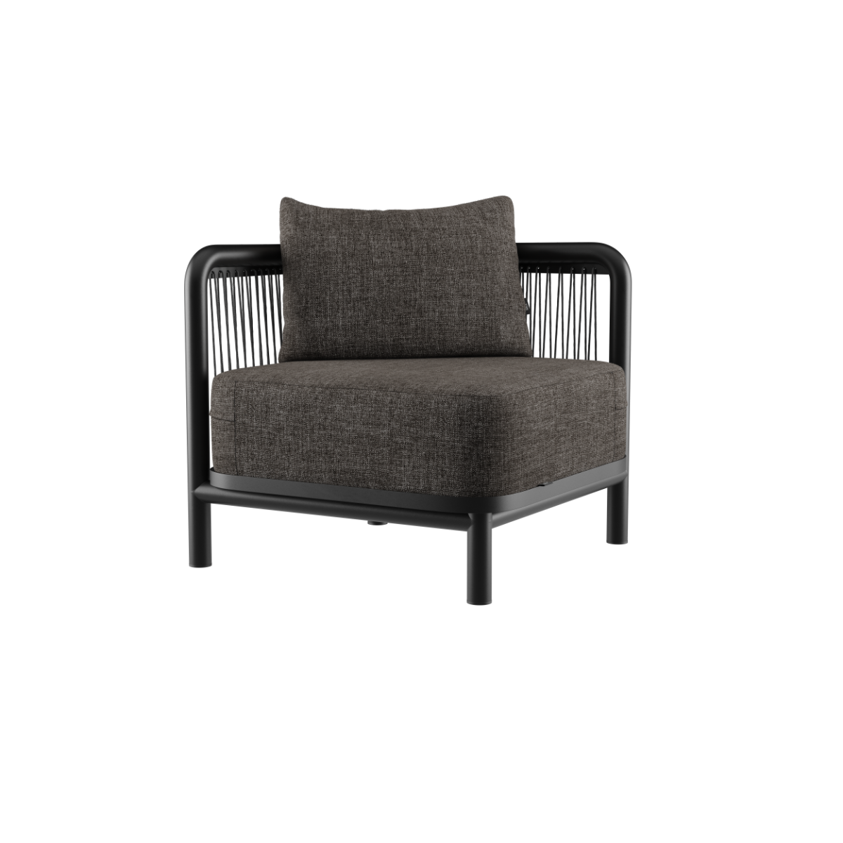 Kirra Lounge Sofa - Corner section Noir