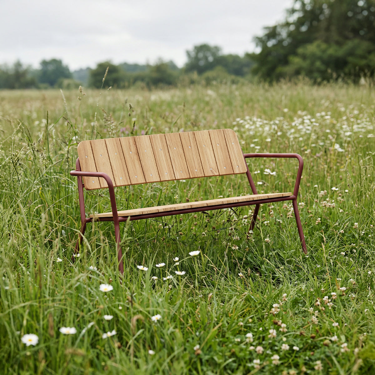 Kirra Patio Bench - Chestnut