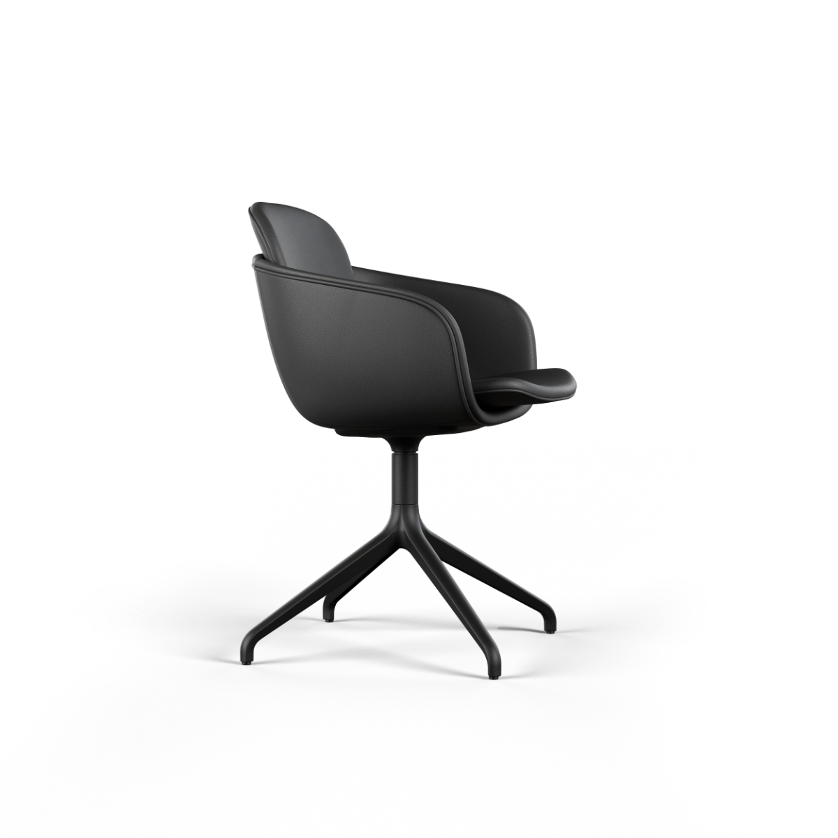 Chair no. One S2 Black Swivel - Terra Black