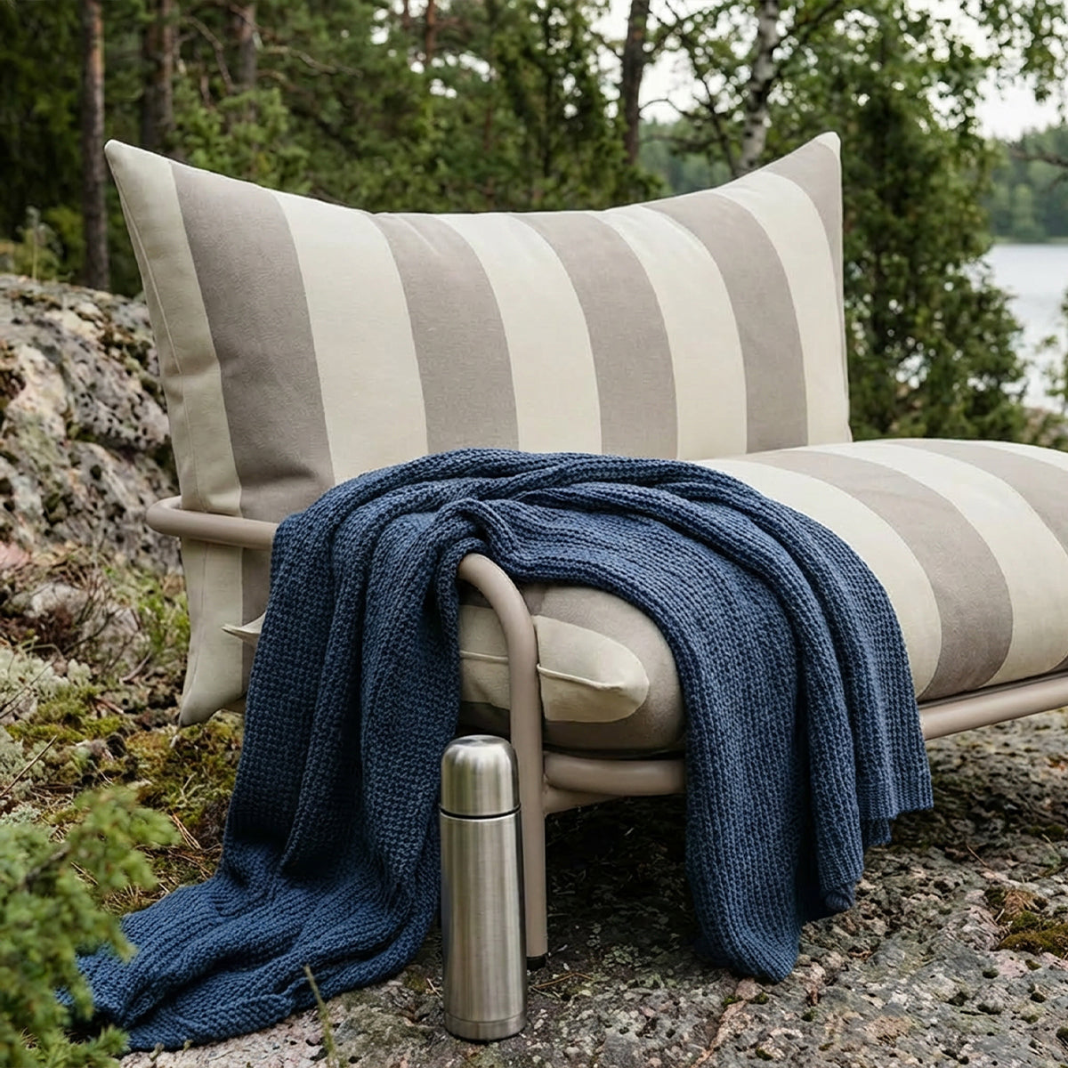 Mollis Lounge Chair - Renesse Taupe