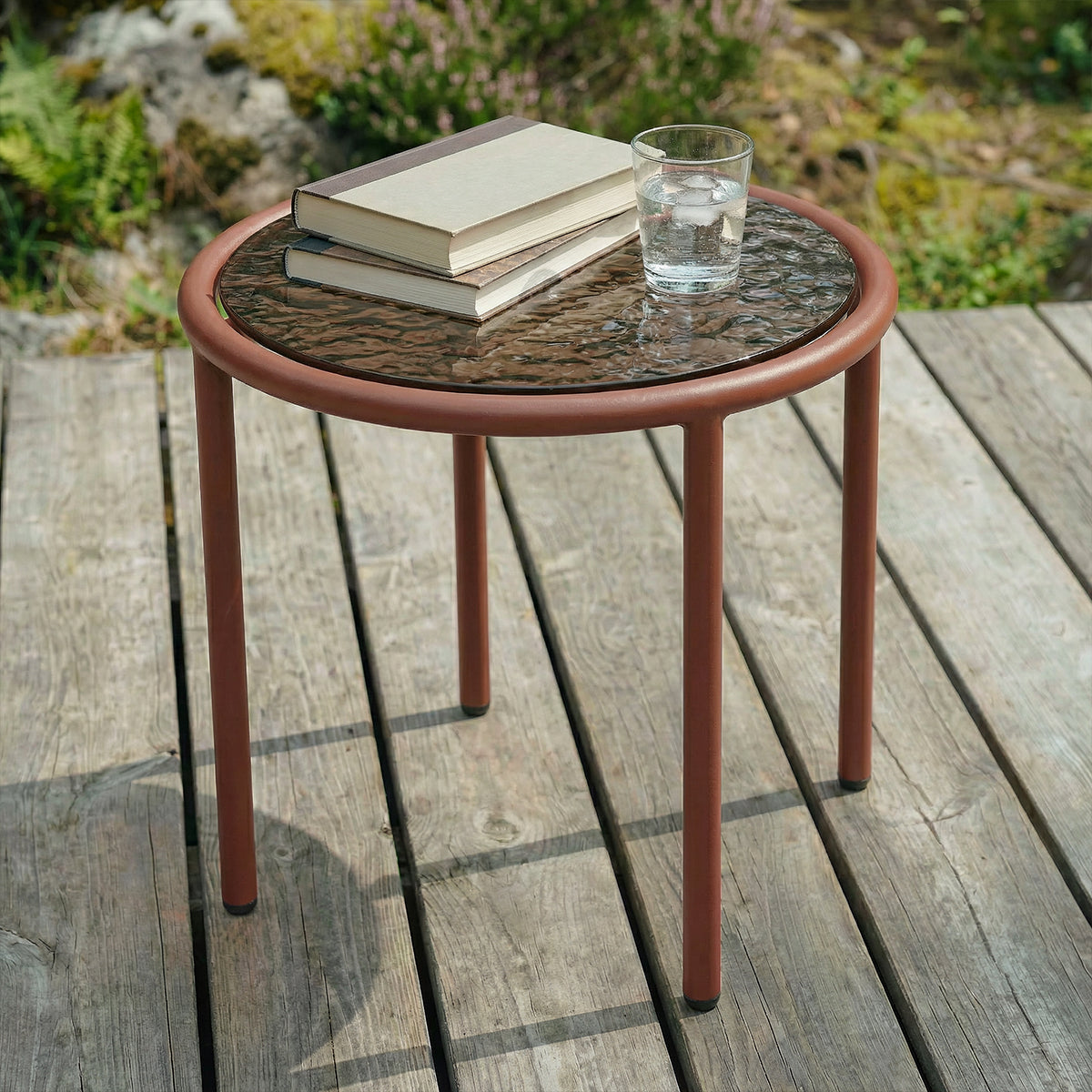 Mollis Side Table - Chestnut