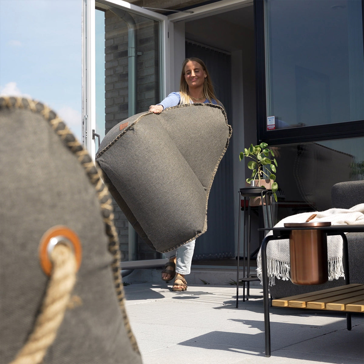 Cobana Lounge Chair Grey