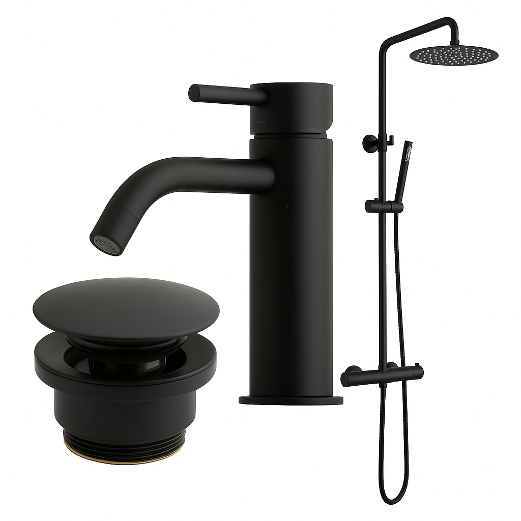 Samlede bruser og armatur sæt