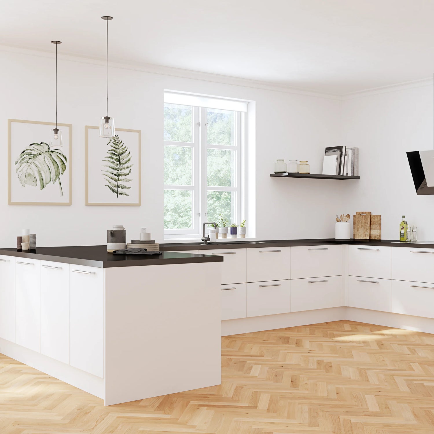 Multi-Living Semi højskab Indbygningsskab til køl 60 cm med hylde