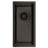 Kubus 180 Soft køkkenvask, PVD Dark Bronze