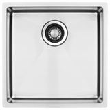 Kubus 400 Soft køkkenvask, Rustfrit stål